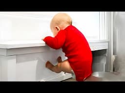 Funniest Fails Moments Of Cute Baby  - Try Not To Laugh || Cool Peachy🍑