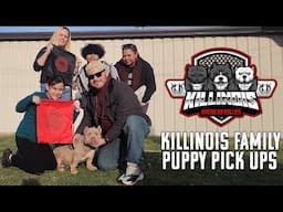 THEY WAS SO HAPPY TO PICK UP THEIR AMERICAN BULLY PUPPY FROM THE WORLD FAMOUS KILLINOIS KENNELS!!!!
