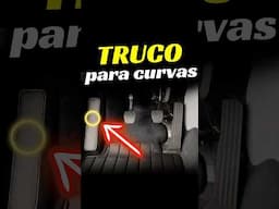 Truco para manejar en curvas                    #auto #tutorial #car #coche #aprender