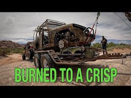 Burned Jeep In The Dollhouse