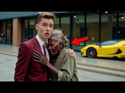 Beggar hugs millionaire and Says you're my son . When the DNA results show up he was shocked …