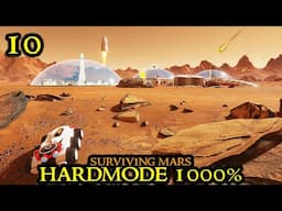 ROCKET EXPLOSION in Surviving Mars HARDMODE 1000% Difficulty || HARDCORE Survival 10
