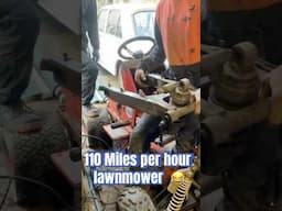 Putting 750cc engine into vintage lawnmower 110m.p.h