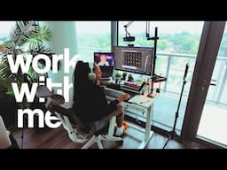 work with me for one hour | an anti-lofi playlist, hip-hop + r&b
