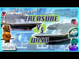 What’s DIFFERENT? 🚢 Disney Treasure vs Disney Wish 🚢 Disney Cruise Line’s Newest Ships