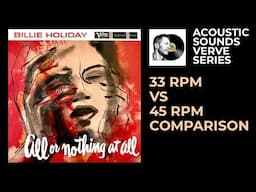 Billie Holiday All Or Nothing At All - Acoustic Sounds Series Vinyl