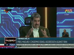 Pres. Maduro condemns Israel's aggression against Iran