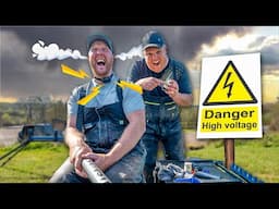 We Got ELECTROCUTED Whilst Fishing! | Jamie Hughes vs Andy May