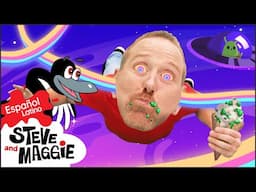 Historia de aventuras locas del Camión monstruo para niños con Steve and Maggie Español Latino