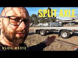 SPLIT AXLE | My Trucking Life | Vlog #3312