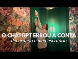 DECORANDO O JG OFFICE: painel de plantas, quadros e cálculos errados por Juliana Goes