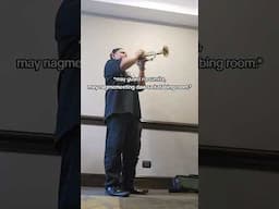 nagpapraktis lang ih, nasita pa nga!😭 #trumpet #trumpetsolo #musician
