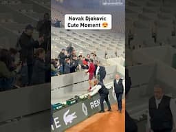 He waited for Djokovic... and THIS happened 😍🎾