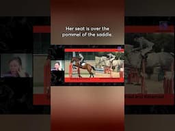 Stop Standing in the stirrups. It ruins the horse's balance and could even be dangerous.