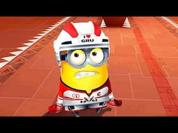 Hockey Player minion scored 55000 points in Top Bananas room - Eduardo's house