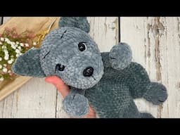 Crochet DOG lovey/puppy snuggler PATTERN/DIY for baby/FREE tutorial/Part 1