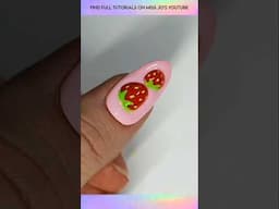 Strawberry Nails Pt4 #puffynails #puffynailart #missjosnailco #summernailart #summernails