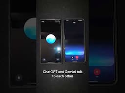 ChatGPT and Gemini talk to each other