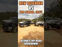 New Defender VS Old School 4x4’s | Ultimate Off-Road Showdown! #shorts #newdefender #offroad