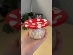 Mushroom Trinket Tray Box! #mushroom #pottery #ceramic #ceramicsart #ceramics