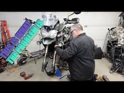 TRIUMPH EXPLORER FORK REPAIR - IT'S LEAKING BAD