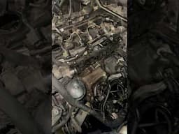 Mercedes sprinter with a boost leak.. cracked inlet manifold.. mega common issue on these