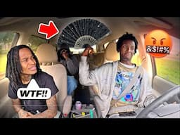 SAYING " WHERE THEM FANS AT " AFTER EVERY SENTENCE TO GET THE GANG REACTION!