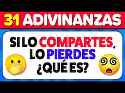¿Eres Bueno con las Adivinanzas? 🔍🧠🤔 Preguntas de Lógica | Play Quiz Trivia