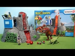 シュライヒ 恐竜シリーズ フィギュアセット「火山大爆発！ダイノアドベンチャー」Schleich Dinosaurs