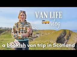 SPRING READING VLOG - from my tiny Scottish camper