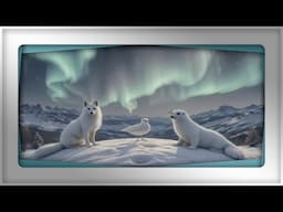 Frosty Best Friends Traveling In The Shimmering Snow - Under Iceland’s Northern Lights!