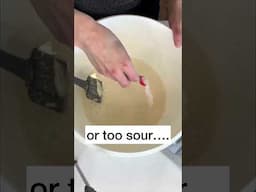 The internet overcomplicates it! See my Sourdough playlist for my easy methods. #shorts #sourdough