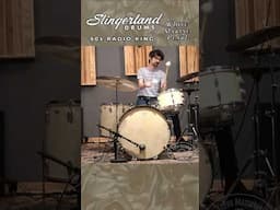 SUPER 40s/50s Slingerland Radio King Drumkit in White Marine Pearl! #vintage #drums #jazz #radio