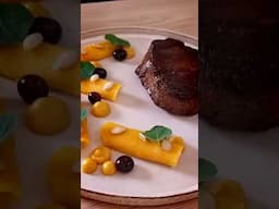 Elegant Plating for Beef Tenderloin