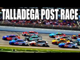TALLADEGA POST RACE - Fuel Saving, 4 Wide Early, Big Wrecks