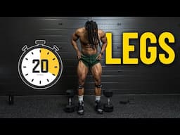 20-Min Dumbbell Workout To Build Stronger Leg Muscles!