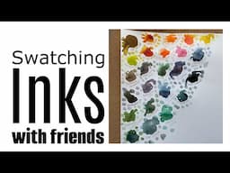 This is the MOST INKS I have ever swatched: CHROMASHADING INKS