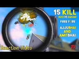 32 Kills Total 😱 Free Fire Old Gameplay Video 🔥 Ajjubhai 😎 Reaction Video