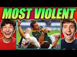 Americans React to The most violent rugby match ever broadcasted live