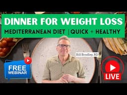 Live Cooking | Mediterranean Dinner for Weight Loss | Quick and Healthy