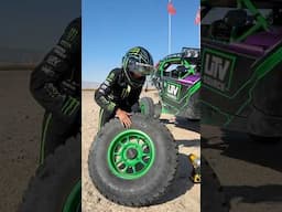 Woman changes tire? 😲