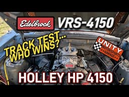 EDELBROCK VRS-4150 VS Holley 4150 NITROUS DRAGSTRIP SHOWDOWN Does Edelbrock VRS beat Holley HP?