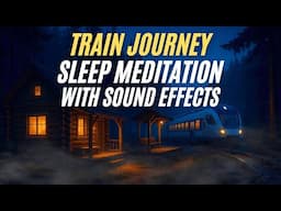 Deep Sleep Guided Meditation - Train Journey To A Sleepy Log Cabin