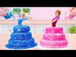 💘Eh! So Funny Elsa Princess Cake🍧💖Top Miniature Cake Recipe Decorating🍰🎂Tiny Cakes