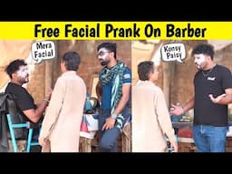Free Facial Prank on Barber 😂 | by sharik Shah and Iqbal Malik