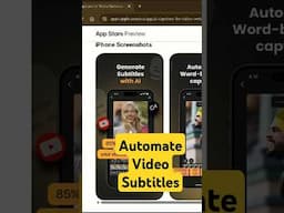 Automate Video Subtitles using AI