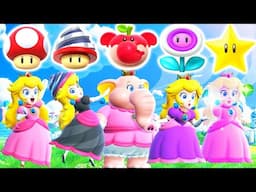 Super Mario Bros. Wonder - All Peach Power-Ups