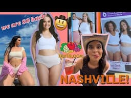 MODELING IN NASHVILLE: beach day, yap sesh, OOTD try on hauls! | VLOG