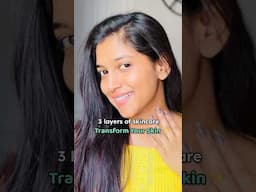3 Layers of Skincare 🌼Every Night 🌙Transform Your Skin ✨ #shorts #youtubeshorts #trending #viral