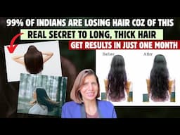 REAL Secret to Long, Thick Hair | Healthy Indian Vegetarian Diet to Stop Hair Fall & Boost Growth